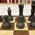 Antique Porcelain Chess Set, Quite Rare & Super Phenomenal Looking 8 thumbnail