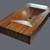 Walnut Edge Grain integral sink 1 thumbnail