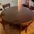 Solid Cherry Dining Table with Glass Top and 4 Matching Chairs 3 thumbnail