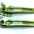 Kooka Vintage Mountain Crankset 175mm Candy Apple Green Anodized USA Made 1 thumbnail