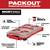 ✭ NEW Milwaukee Packout low profile compact organizer with clear top 4 thumbnail