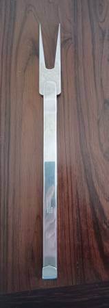 Farberware 18/10 stainless steel serving fork 12" NEW 1