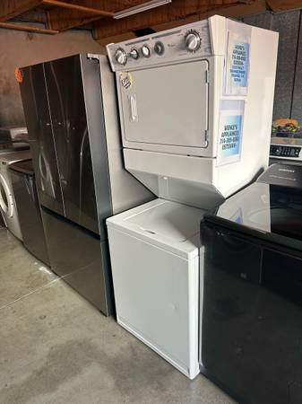 27 WIDE WHIRLPOOL ELECTRIC STACKABLE 1