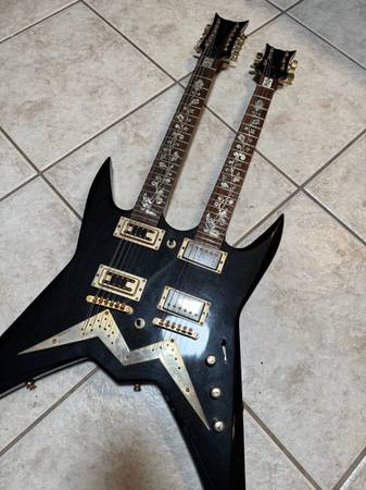 Ace Pro Double Neck 6/12 String Electric Guitar 1