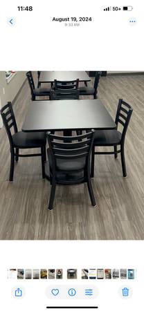 Tables and chairs 1