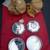 Mopar 69-74 Dodge RED LINE Dog Dish Hub Caps SET OF 4 Aluminum. 9 thumbnail