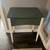 Olive/Ivory Entry Table - Custom Refinished Antique 3 thumbnail