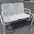 LLOYD LOOM Flanders Perma-Wicker & Metal Swing Glider Rocker Loveseat 1 thumbnail