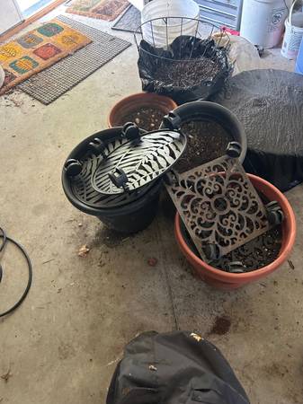 FREE- misc pots and rollers 1