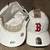 4 BOSTON RED SOX Embroidered Baseball Hats, NWT Pink White, Navy Caps 3 thumbnail