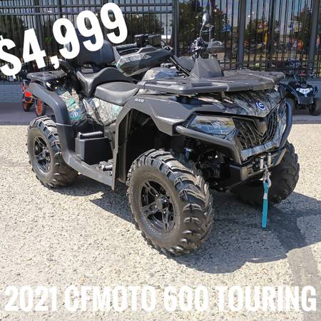 2021 CFMOTO CFORCE 600 Touring $4,999 cash price plus taxes and fees 1