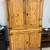 Refinished pine desk and armoire 4 thumbnail