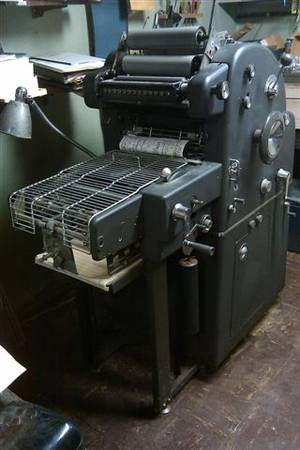 ABDick 360PRO Offset Chain Delivery 11x17 Printing Press Grey-OnSale 1