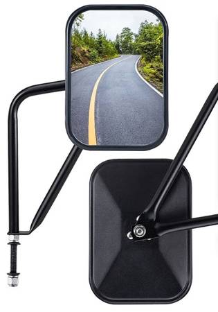 Detachable Side Mirror & Front steel foot pedals jeep Wrangler 1