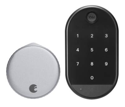 *NEW* Silver - Yale | August Wi-Fi Smart Lock with Keypad 1