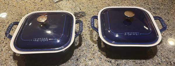 Staub Blue Baking Casserole Dishes 1