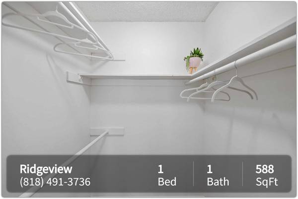$1,923 / 1hab - 588ft2 - ¿Por qué esperar? Tu apartamento ideal de 1 hab, 1 baño está aquí. (Northridge - Cerca de CSUN)63701053918211121