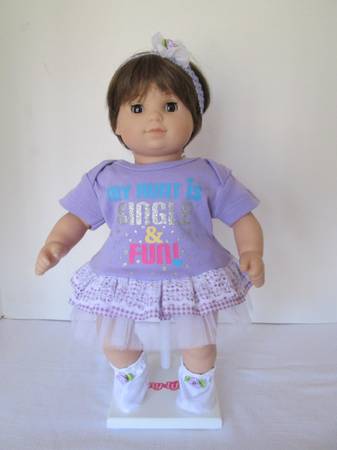 Bitty Baby Doll Size Clothes - "My Aunt is Single & Fun" 1