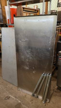 #30- STAINLESS STEEL TABLE 60"Lx30"D 1