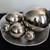 Silver Decor Bowl with Silver Decor Balls 1 thumbnail