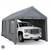 10' X 20' CANOPY WITH SIDES FROM COSTCO - GREY 3 thumbnail