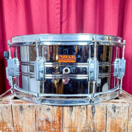 VMI Percussion Snare Drum 6.5x14 Chrome Over Steel 1