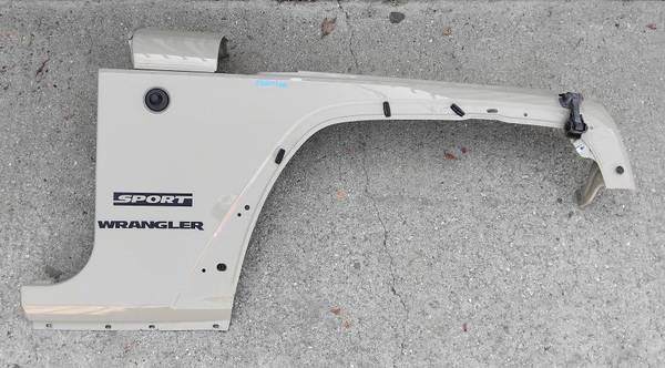 2007 Thru 2018 JEEP WRANGLER JK RIGHT PASSENGER FENDER 1