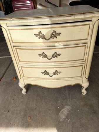 French provincial nightstand 1