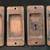 Set of 4 Pocket Door Keyhole Escutcheon Plates 4 9/16"x 2 1/8" GS01047 1 thumbnail