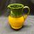 Italica ARS Pottery Green and Yellow Pitcher 4 thumbnail
