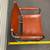 MCM Cantilever Burnt Orange Leather Chair 6 thumbnail