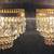Pair of Ornate Tiered Faceted Crystal Prism & Brass Sconces 9" W x 7" 9 thumbnail