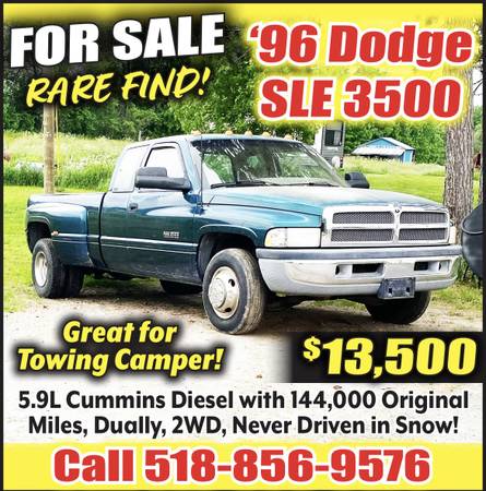 1996 Dodge SLE 3500 - $13,500 (Dickinson Center)63441406889731120