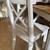 Set of 4 WorldMarket Solid Wood White Dining Chairs in Very Good Condi 2 thumbnail