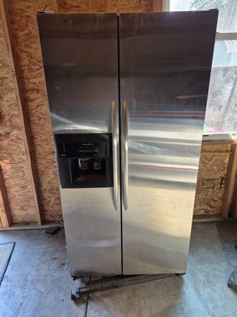 Kitchenaid counter depth stainless steel refrigerator 1