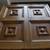 Modern Geometric Solid Carved Wood Coffee Table - NW 6 thumbnail
