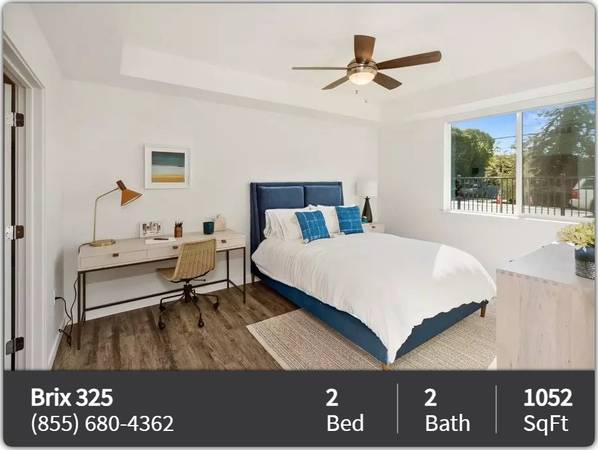 Gorgeous 1052 sq ft, 2 bed / 2 bath just minutes from campus 1