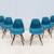 Herman Miller Eames Molded Plastic Dining Chairs Dowel Base - Set of 6 2 thumbnail