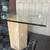 Stunning Vintage Travertine Dining Table 2 thumbnail
