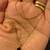 12.5 inches Yellow Gold kids Necklace with Natural Sapphire Stone 6 thumbnail