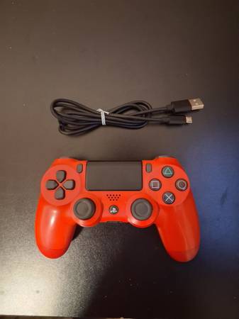 Red PS4 Dualshock Controller (OEM) 1
