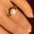 14K Yellow Gold Ring ( Size 6-7) with Natural Akoya Pearl 16 thumbnail