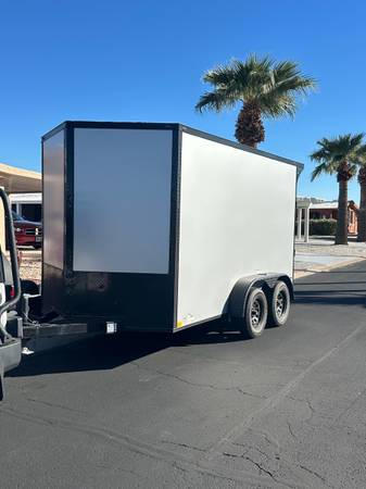 2026 Sawyer tandom axle cargo Box trailer 1