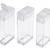 NEW 50 Mini Clear Flip-Top Clear Storage Boxes, 2x1", Beads, RX, Candy 1 thumbnail