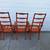 6 Vintage Ladder-Back Dining Chairs With Woven Seats 11 thumbnail
