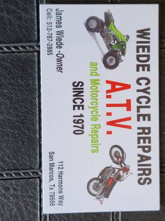 Deer season coming up, ATV REPAIRS 1