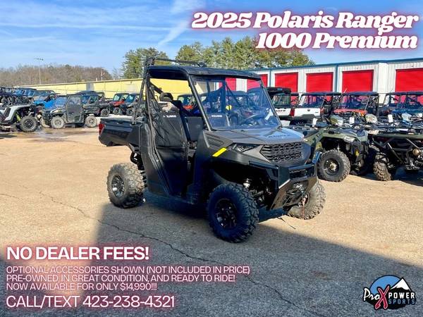2025 Polaris Ranger 1000 Premium for Sale! As Low As $254 WAC! 1