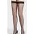 Silver & Black Shimmer Fishnet Stockings - New in Package 8 thumbnail