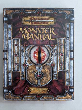 Excellent Dungeons & Dragons Monster Manual: Core Rulebook III v. 3.5 1
