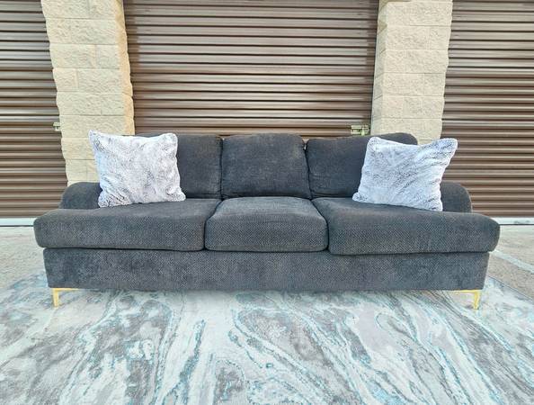 Dark Gray Sofa / Couch – Clean Excellent Condition - Delivery Possible 1